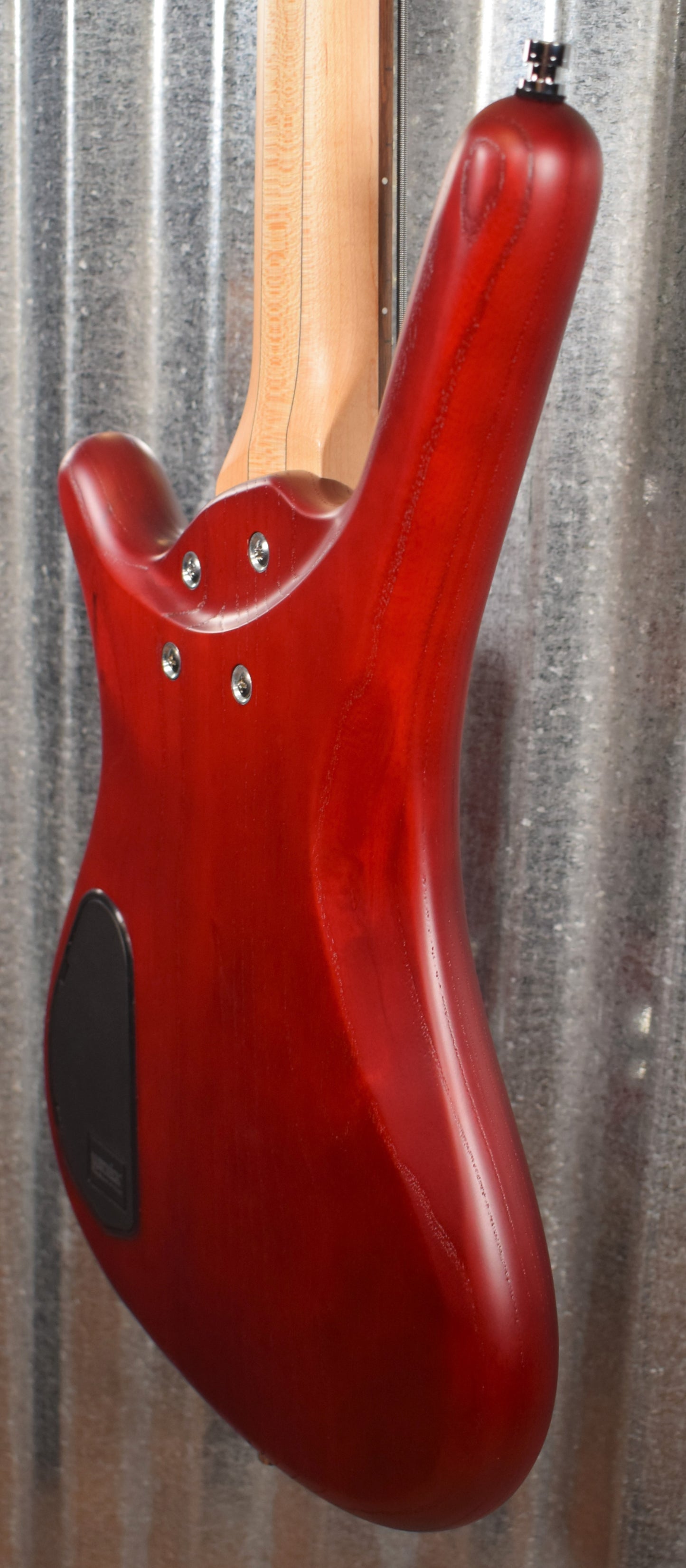 Warwick Rockbass Corvette $$ Double Buck Burgundy 5 String Bass & Bag #0818