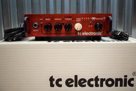 TC Electronic BH250 250 Watt Compact Tone Print Bass Amplfier Head with Tuner