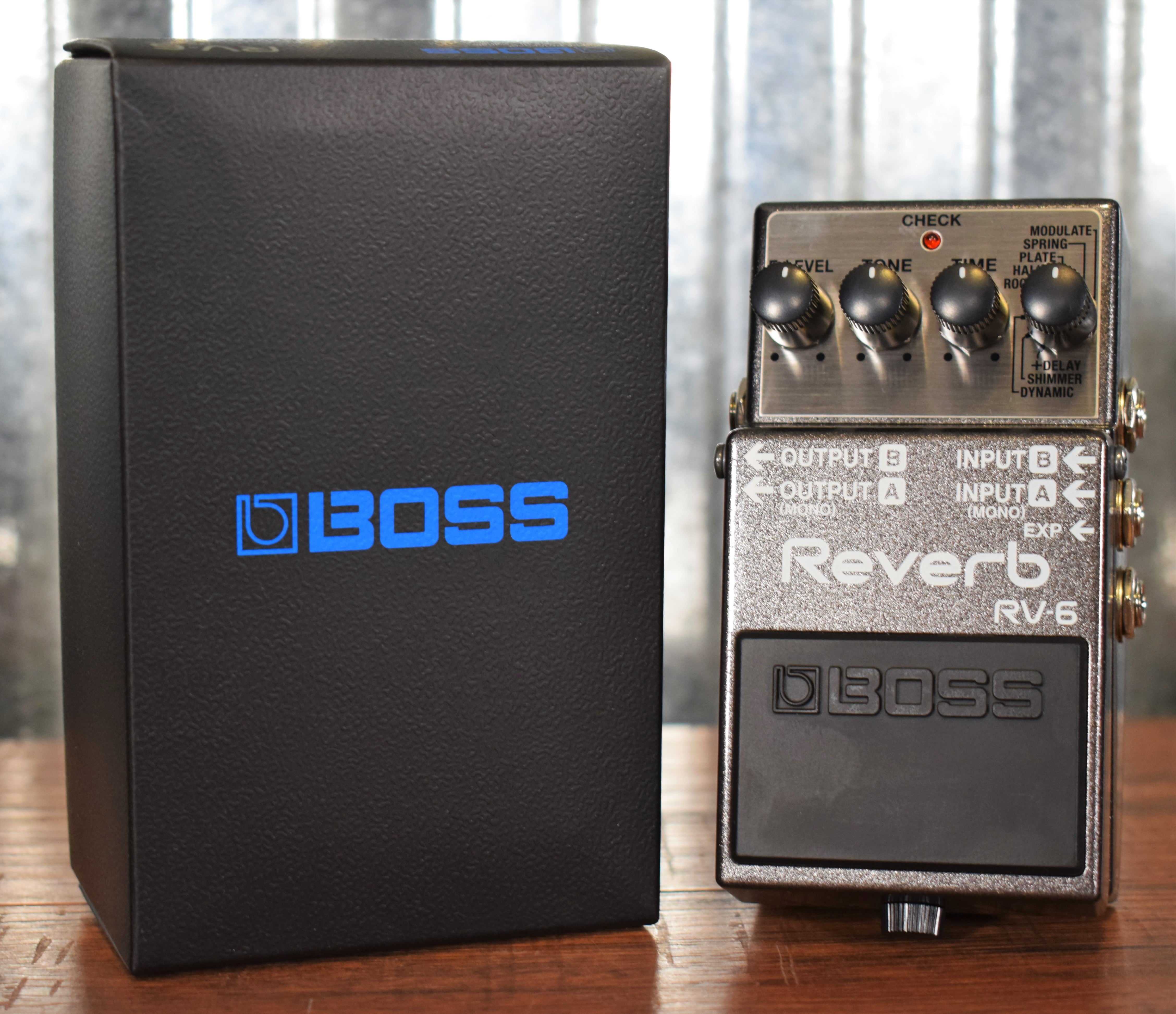 Boss RV-6 Reverb with Digital Delay Guitar Effect Pedal