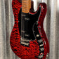 G&L USA Custom Shop CLF Research Espada 40th Anniversary Quilt Top Ruby Gem Guitar & Case #9008 Used