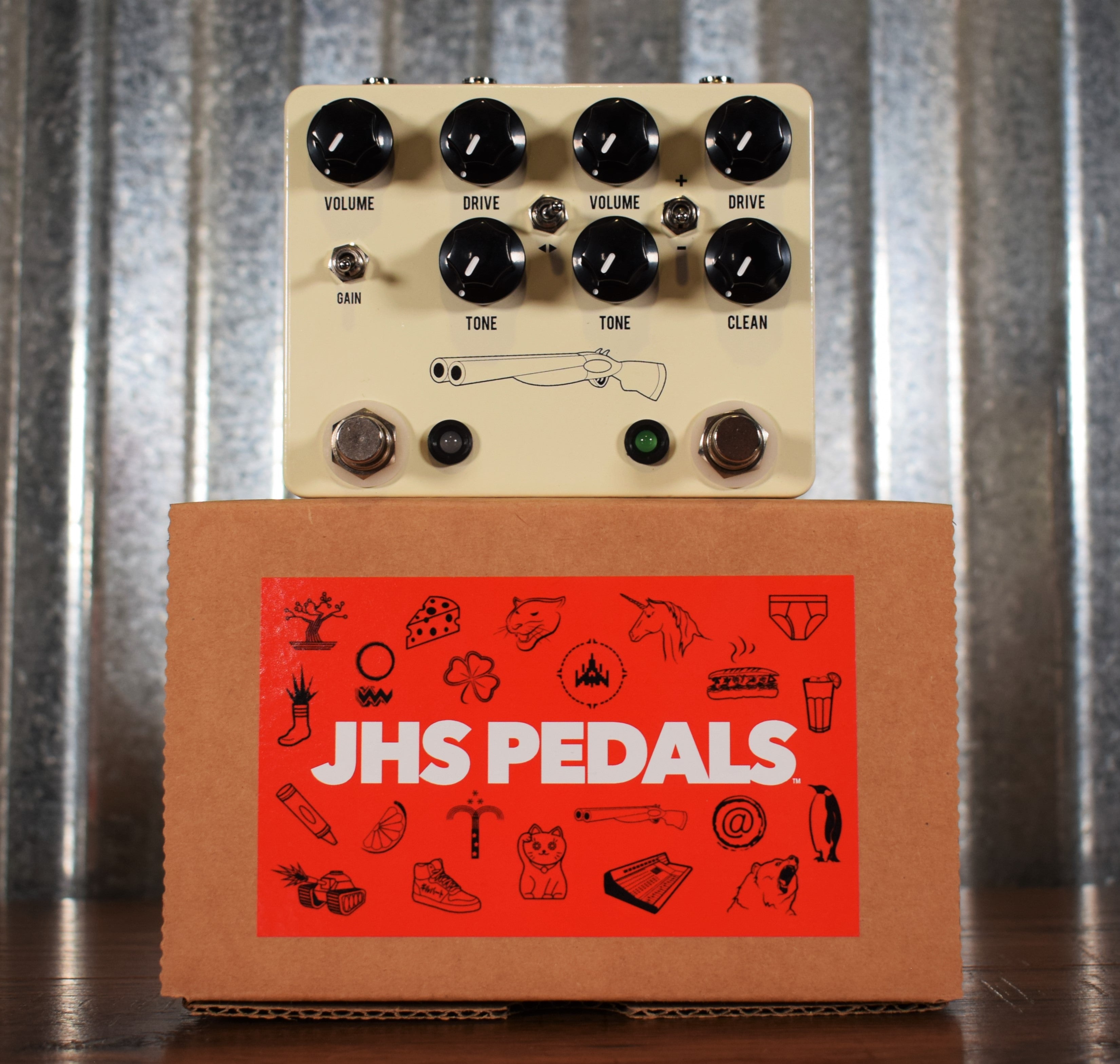 JHS Pedals Double Barrel V4 Overdrive Guitar Effect Pedal