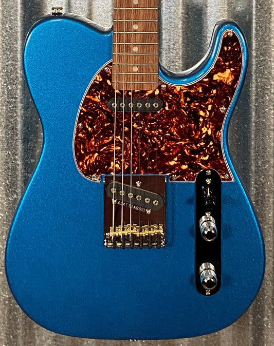 G&L USA Fullerton Deluxe ASAT Classic Lake Placid Blue Guitar & Bag #0092