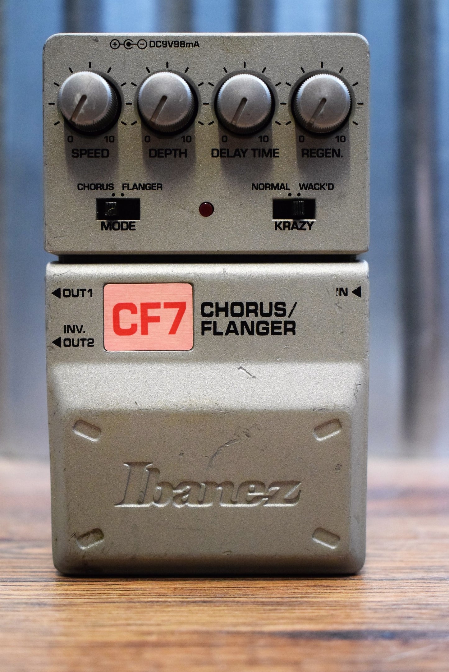 Ibanez CF7 Tone Lok Chorus Flanger Guitar Effect Pedal Used