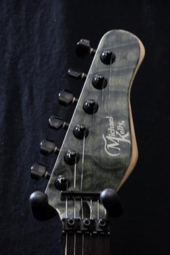 Michael Kelly 1964 Guitar Quilt Top Hint Black Floyd Rose Tremolo Blemish  #2333