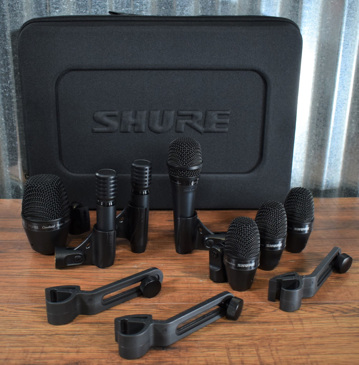 Shure PGADRUMKIT7 7 Piece Drum Microphone Kit Demo