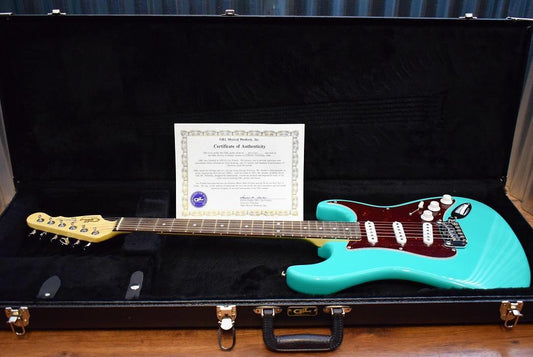 G&L Guitars USA S-500 Belair Green Electric Guitar & Hardshell Case S500 #7836