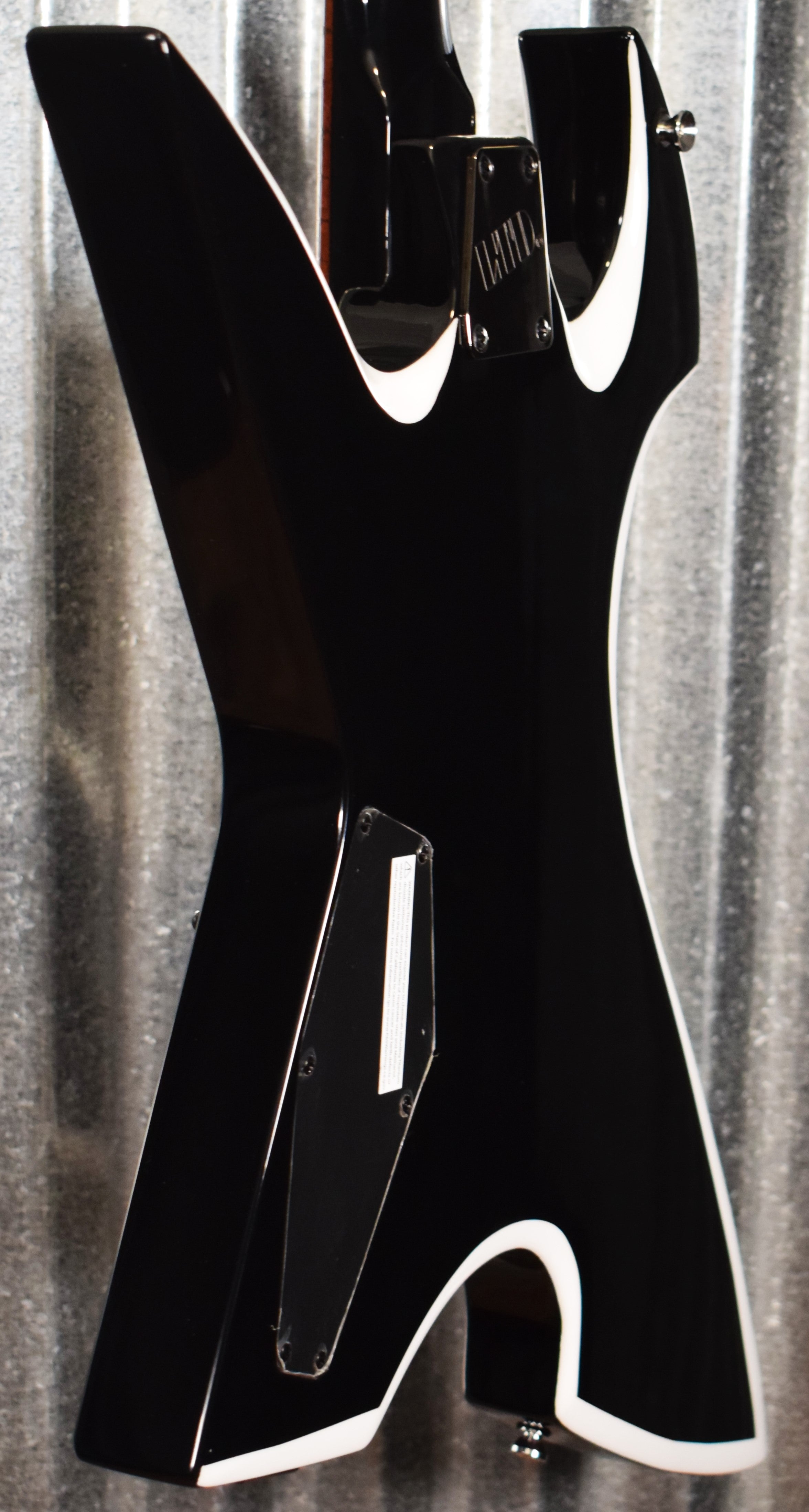 ESP LTD MAX-200 Max Cavalera Black White Bevel Guitar