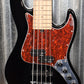 Sadowsky Design RSD Metro Express Hybrid PJ 5 String Bass Black Maple & Bag #3820