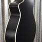 Breedlove Discovery Concert CE Satin Black Acoustic Electric Guitar #7875 Used