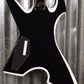 ESP LTD MAX-200 Max Cavalera Black White Bevel Guitar LMAX200RPRBW Blem #1041
