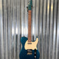 G&L USA 2023 Custom ASAT Classic Emerald Blue Metallic Guitar & Bag #1206 Used