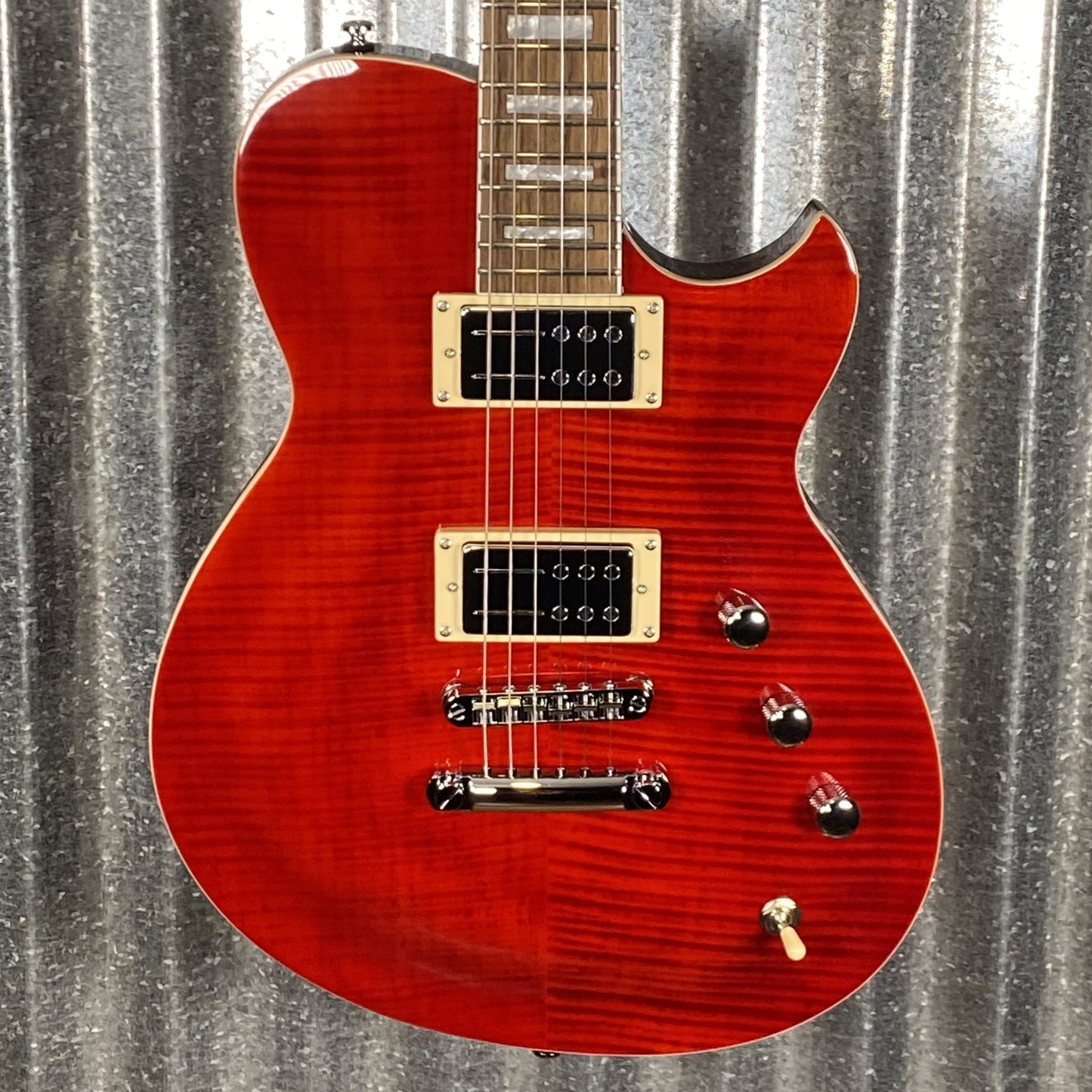 Reverend RoundHouse RA Transparent Wine Red Guitar #59668