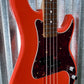 G&L USA Fullerton Deluxe LB100 Red 4 String Bass & Case LB-100 #2052