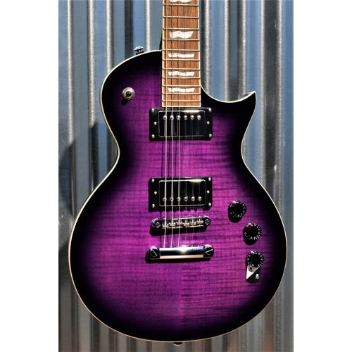 ESP LTD EC-256FM See Thru Purple Sunburst Guitar EC256STPSB #1018
