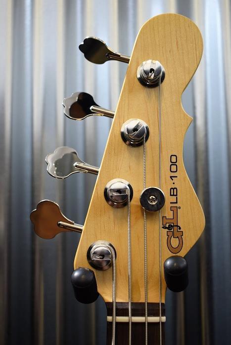 G&L Guitars USA LB-100 Bluburst 4 String Bass & Case LB100 2016 #7990