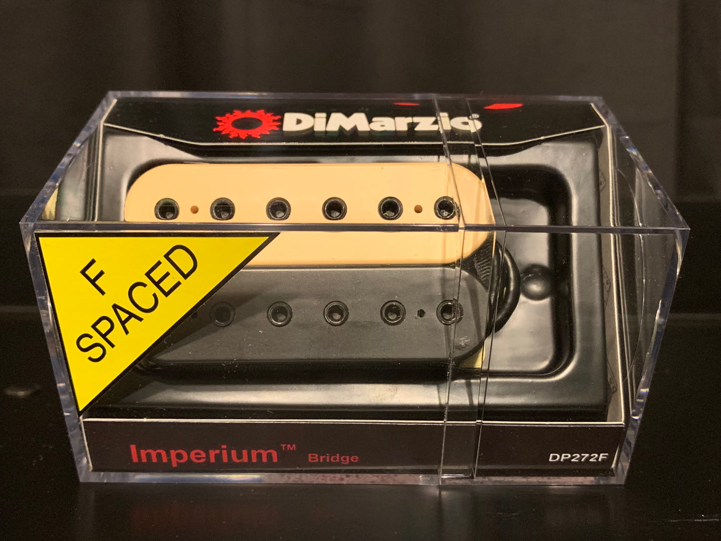 DiMarzio DP272F Imperium F Spaced Bridge Humbucker Guitar Pickup DP272FBC Black Cream