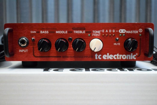 TC Electronic BH250 250 Watt Compact Tone Print Bass Amplfier Head with Tuner