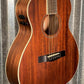 Fender Paramount PM-TE STD Standard AM Mahogany Travel Natural Acoustic Electric Guitar & Case #4272 Used