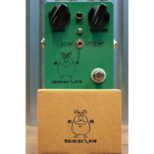 Bigfoot Engineering Thunder Pup Classic British Overdrive Green Guitar Effect Pedal