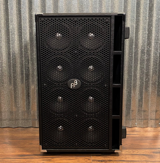 Phil Jones Bass C8 Piranha Compact 8 800 Watt 8 x 5" Bass Extension Speaker Cabinet 8 Ohm Black