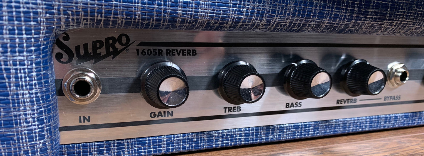 Supro 1605R Reverb 8" 5 Watt All Tube Guitar Amplifier Combo Demo