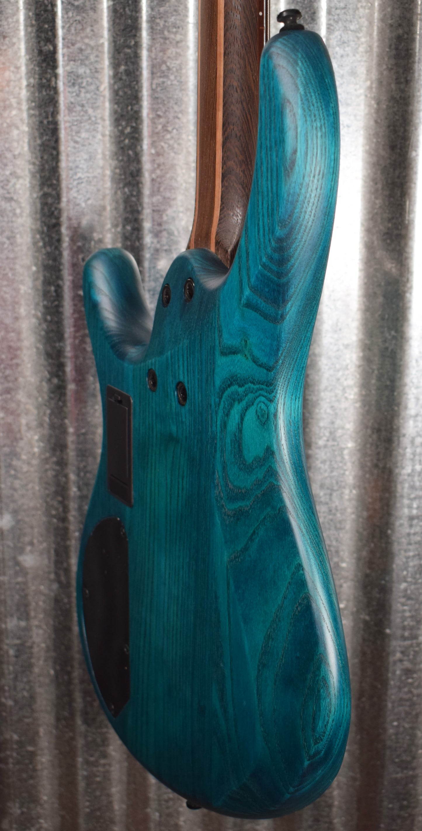 Cort Artisan B5 Plus AS RM 5 String Bass Roasted Neck Open Pore Aqua Blue #7255