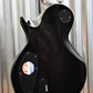 ESP LTD EC-1000 Piezo Bridge  Quilt Top See Through Black Guitar & Case #221