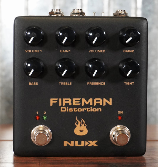 NUX NDS-5 Fireman Distortion Guitar Effect Pedal Demo