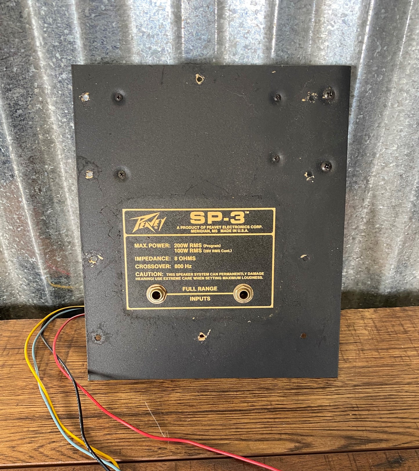 Peavey SP-3 PA Speaker Crossover Assembly