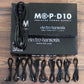 Electro-Harmonix EHX MOP-D10 10 Isolated 9 Volt Output Pedalboard Pedal Power Supply & Cables
