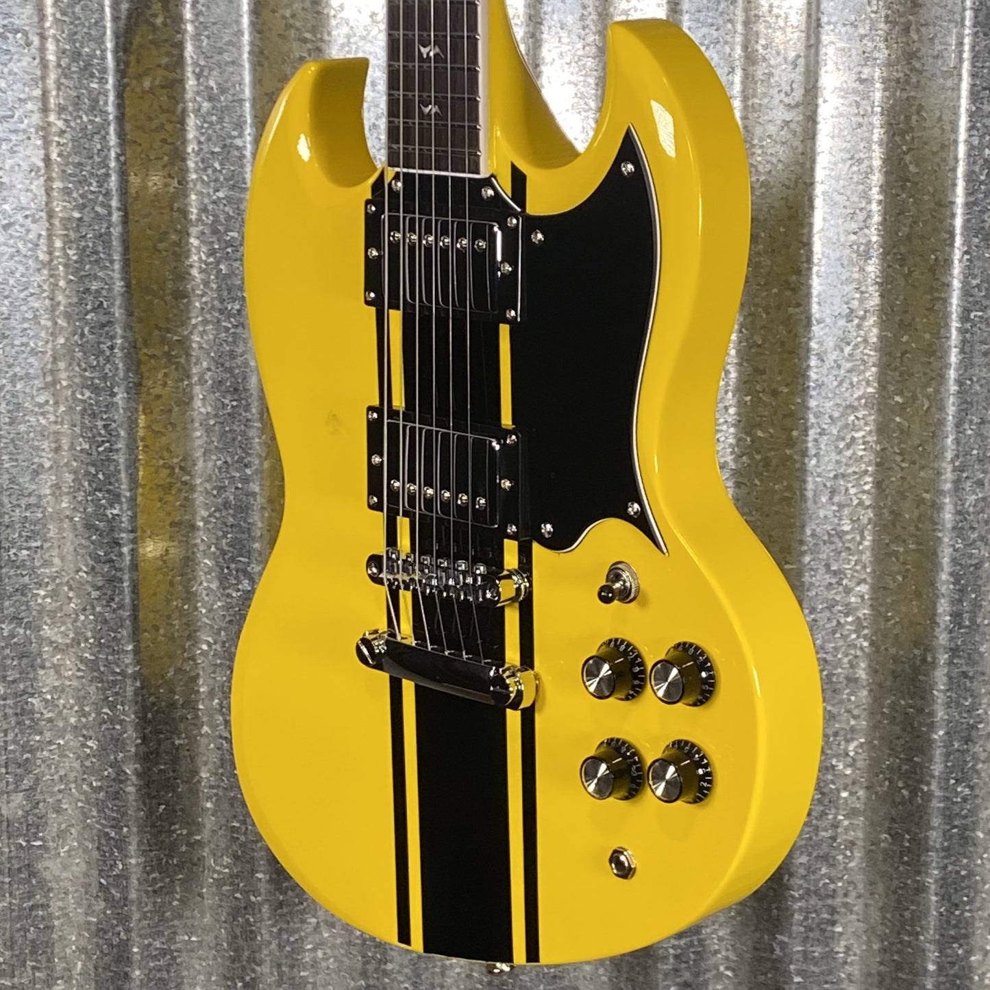 Westcreek Racer Offset SG Yellow Solid Body Guitar #0051 Used