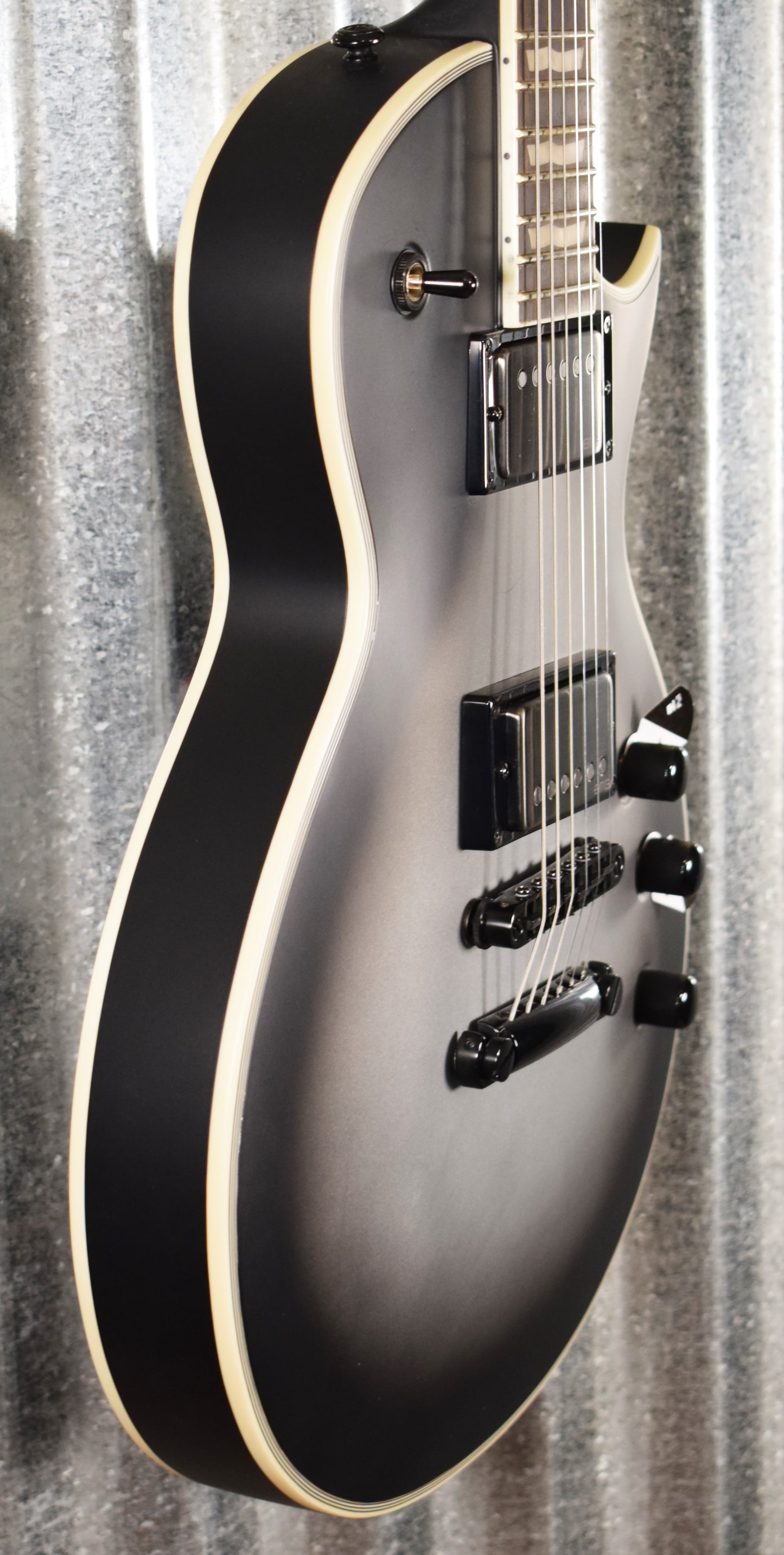 ESP LTD EC-1001T Custom Silver Sunburst Satin EMG Guitar EC1001TCTMSSBS #2237 B Stock