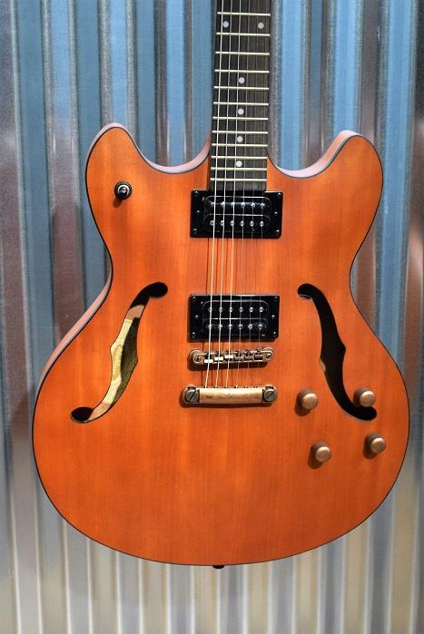 Washburn HB32DMK Distressed Matte Mahogony Semi Hollow Guitar #003