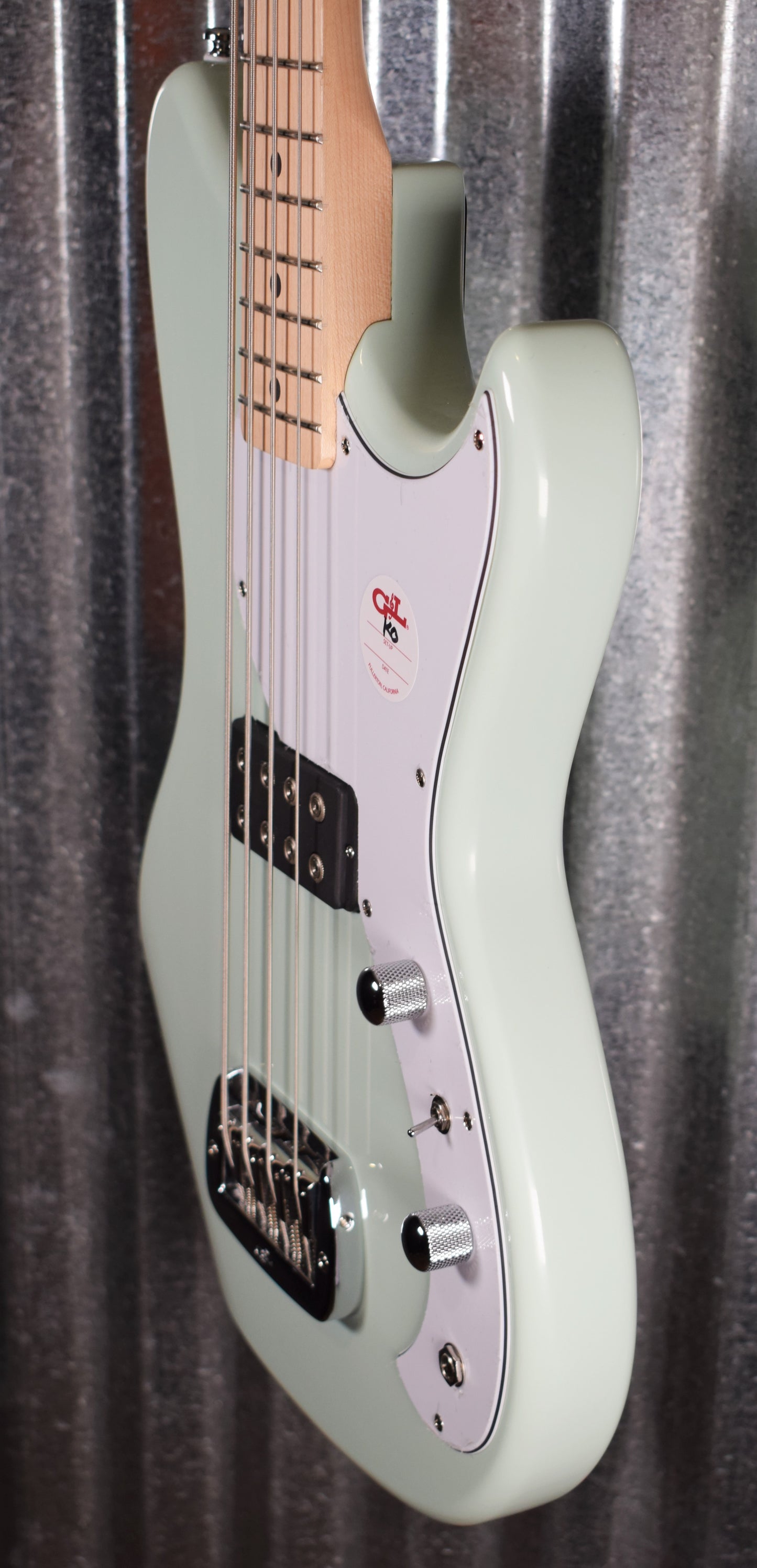 G&L Guitars Tribute Fallout Bass Short Scale 4 String Surf Green #4097