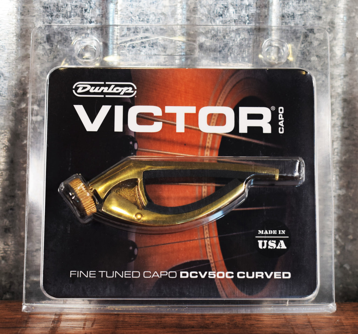 Dunlop Victor DCV50C Curved Radius Guitar Capo Bronze