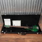 G&L USA JB-5 Greenburst 5 String Jazz Bass Rosewood Satin Neck & Case #7059