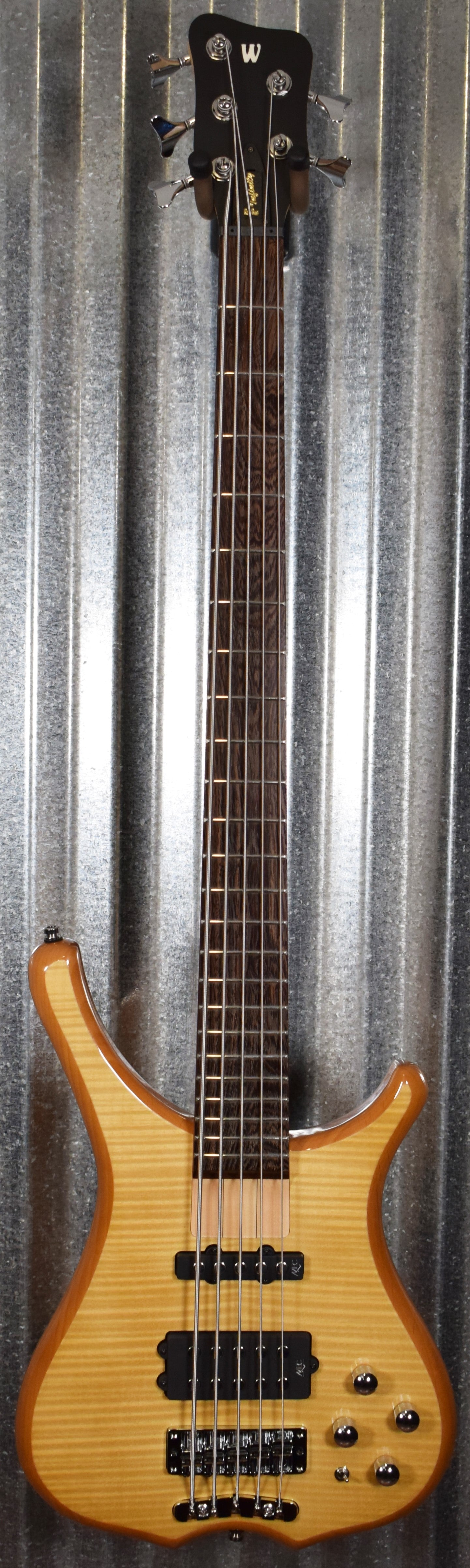 Warwick Rockbass Infinity 5 String Natural Bass & Bag #1120