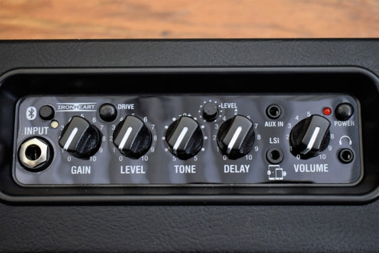 Laney Mini Stereo Bluetooth Ironheart Battery Powered Guitar Amplifier MINI-STB-IRON Demo