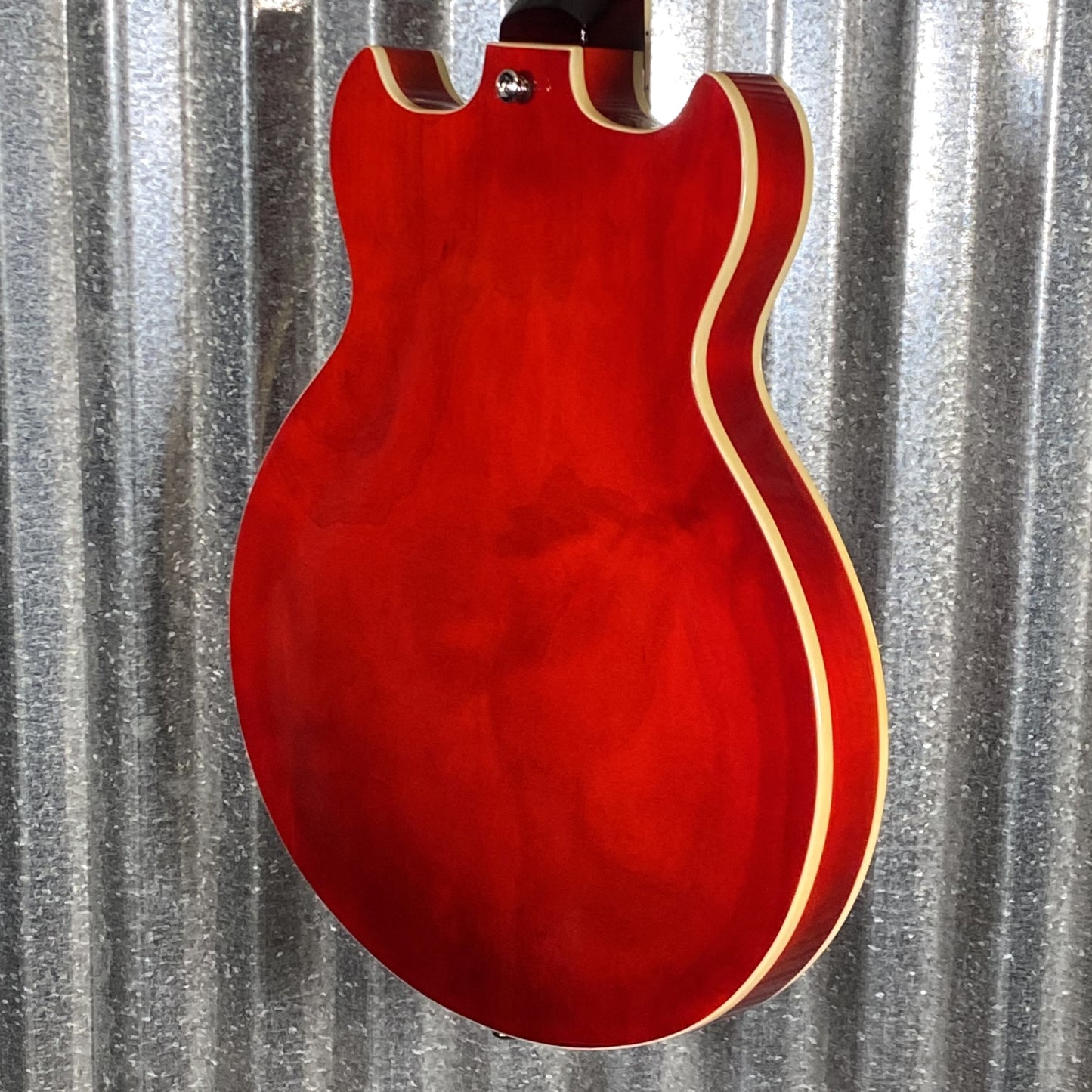 Westcreek 333 Semi Hollow Body 335 Transparent Red Guitar #0029 Used