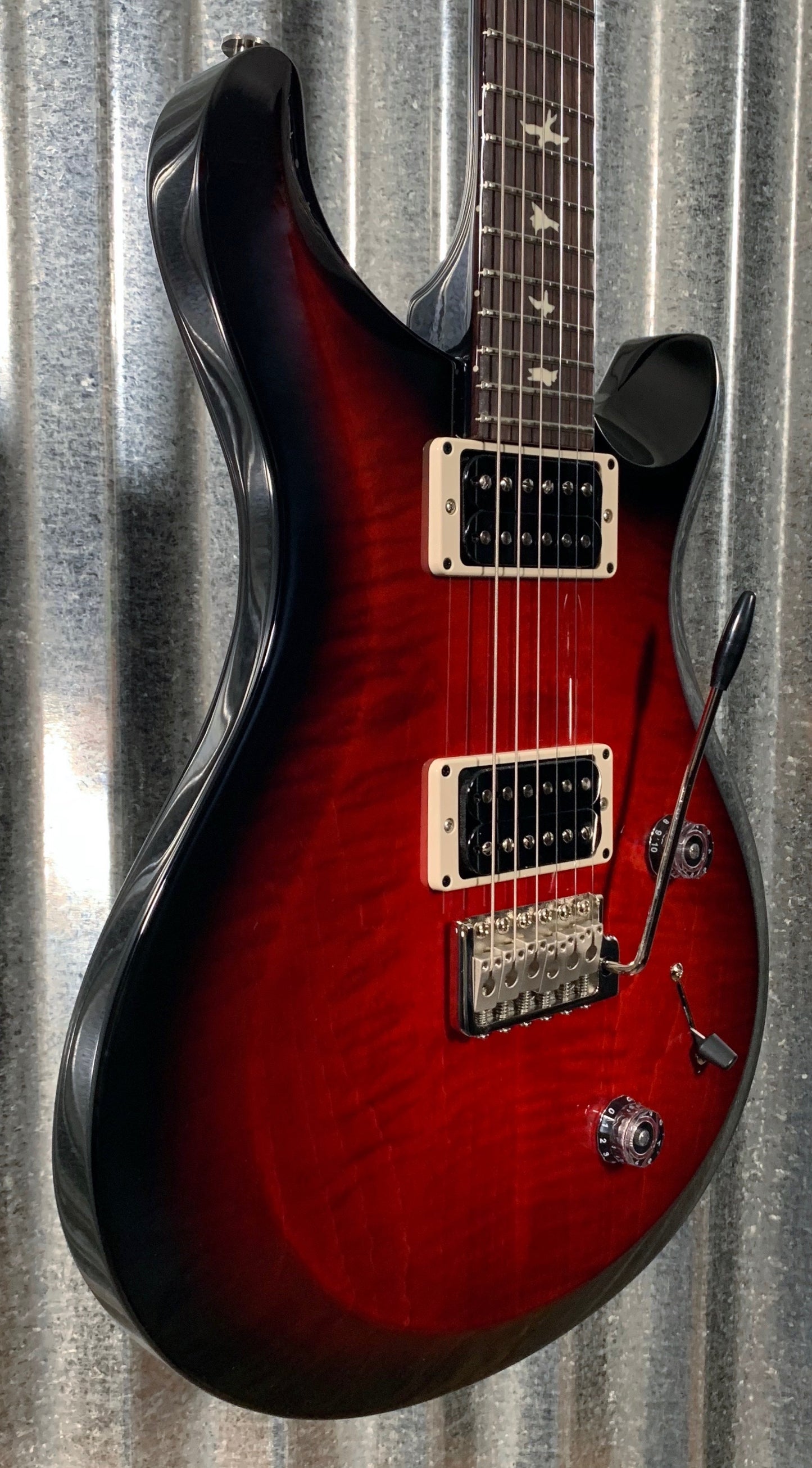 PRS Paul Reed Smith USA S2 Custom 22 Scarlet Smokeburst Guitar & Bag 2019 #8950