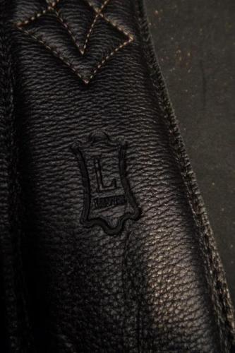 Levy's Leather DM1SG-BLK 2.5 Standard Garment Guitar Strap Black