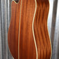 Takamine P3DC Natural Acoustic Electric Guitar & Case #0136 Used
