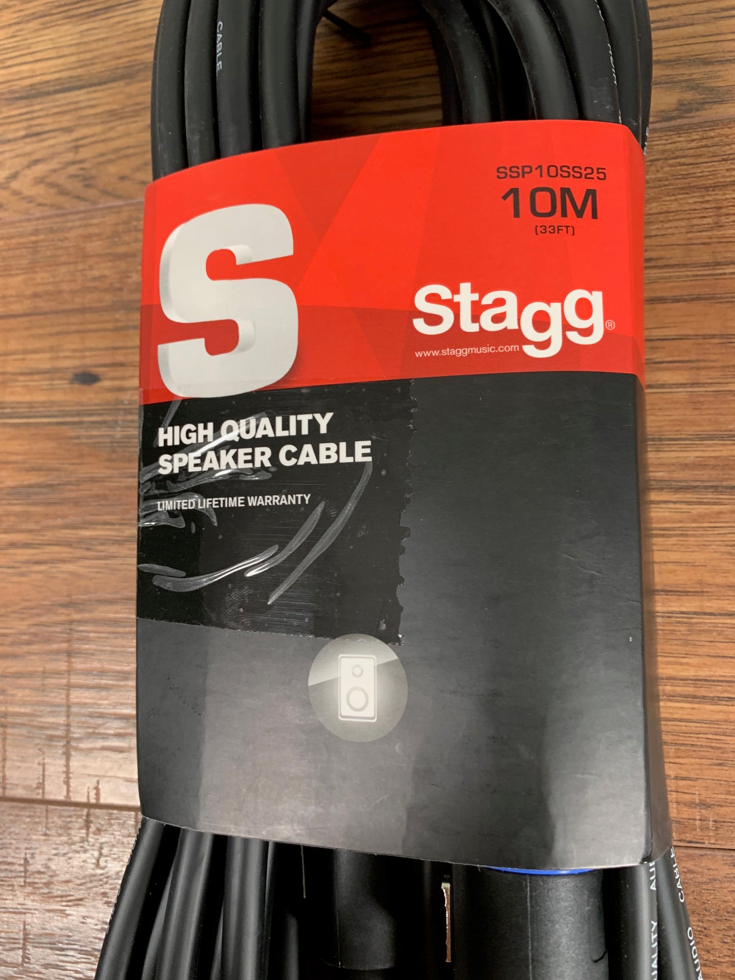 Stagg SSP10SS25 10M 33FT 14GA Speak-On to Speak-On Speaker Cable