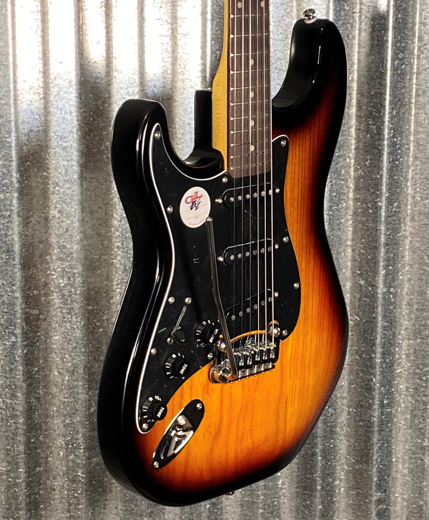 G&L Tribute Legacy 3 Tone Sunburst Left Hand Guitar Blem #4891