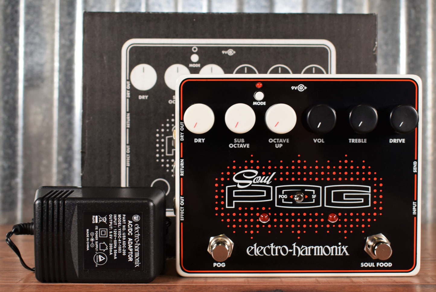 soul food guitar pedal Electro-Harmonix SOUL POG Soul Food Overdrive & POG Octave Guitar Effe – Specialty Traders