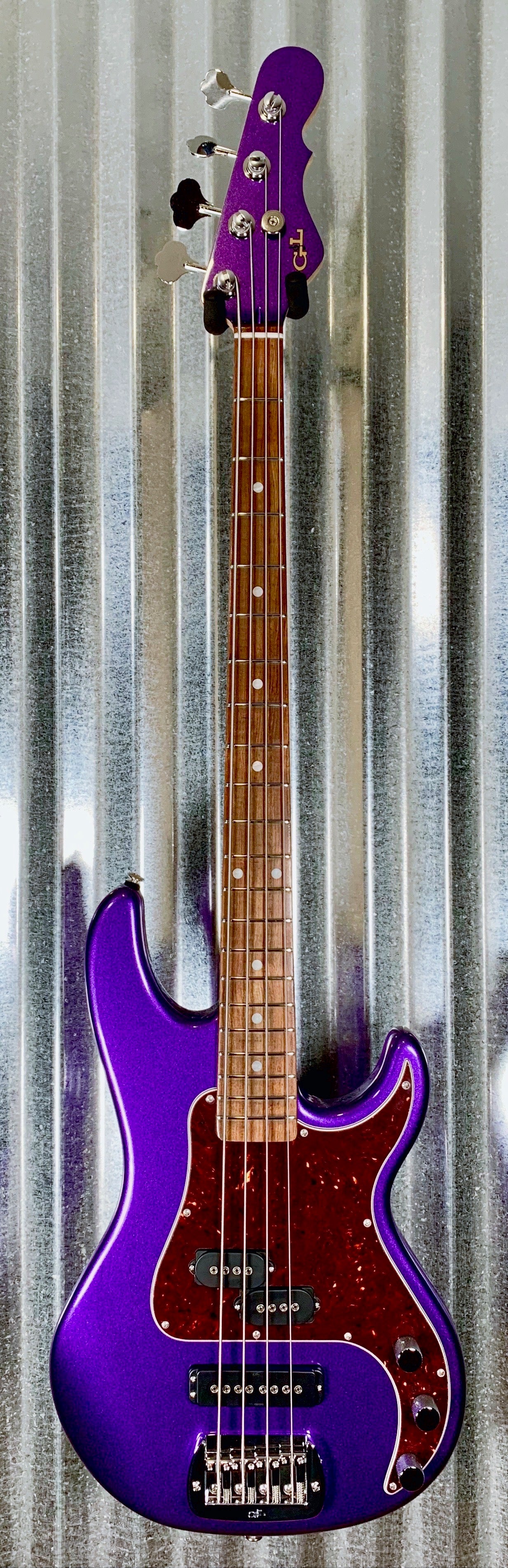 G&L USA Fullerton Custom SB2 Royal Purple 4 String Bass & Case SB-2 #2132