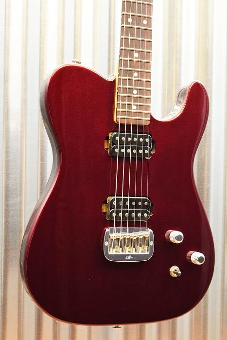 G&L Guitars USA ASAT Deluxe Semi-Hollow Ruby Red Metallic Guitar Blemish #5322