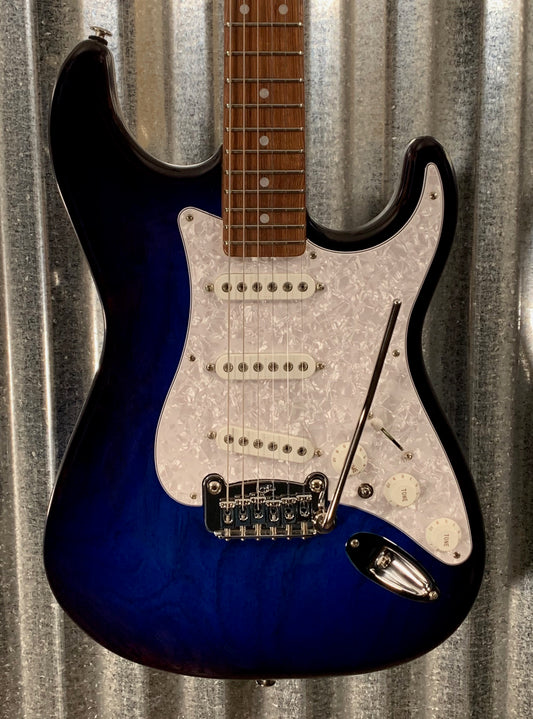 G&L Guitars USA Fullerton Deluxe S-500 Blueburst Guitar & Case 2019 #5030