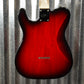 G&L USA  ASAT Classic Redburst Rosewood Satin Neck Guitar & Case #5194