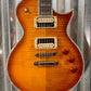 ESP LTD EC-1000 Flame Amber Sunburst Duncan Guitar & Gig Bag LEC1000ABS #0351 Demo